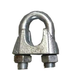 M5 kötélszorító bilincs, horganyzott acél, kötelek rögzítéséhez - Kötélszorító bilincs