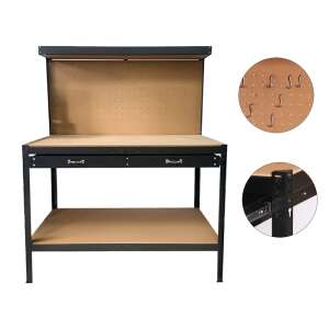 Stół warsztatowy z szufladą czarny 77481368 - Leziter