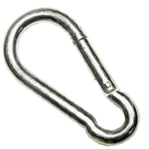 Carabiner with spring 100