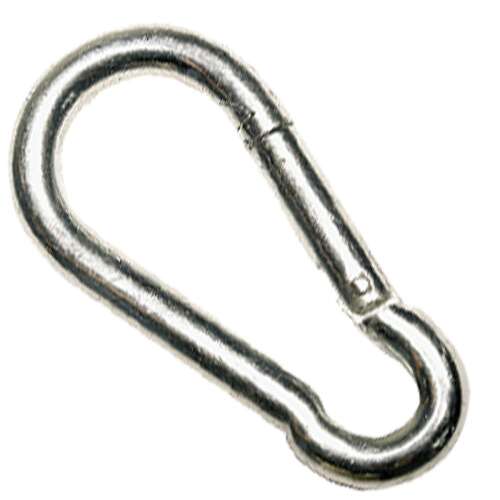 Carabiner with spring 100