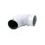 120 mm White Flue Pipe Elbow 42630788