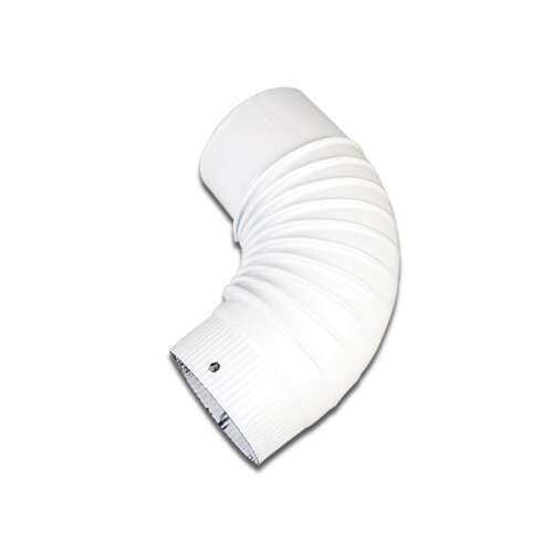 120 mm White Flue Pipe Elbow