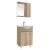 Mobilier complet de baie Ruben 55, stejar Sonoma 77484848