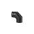 Thick wall elbow 200/90 mm #black 40156599