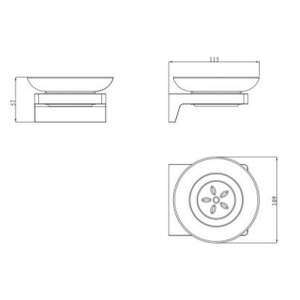 Mamba Seifenschale 77490367 - Wellis