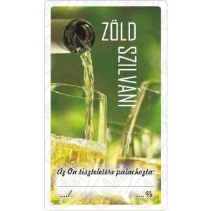 Etiketa za vino Zöld Szilváni - Proizvodnja vina i rakije