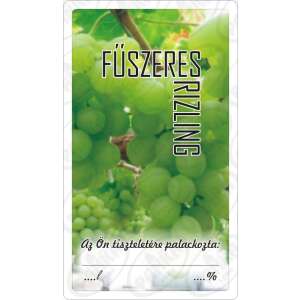 Етикет за вино Matrica fűszeres rizling - Пивоварна Wine & Brandy