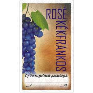 Autocolant trandafir albastru franc 50 buc/mpachet 40159699 Etichete pentru băuturi