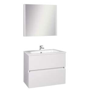 Mobilier complet de baie Elois White 60 77493840 - Wellis