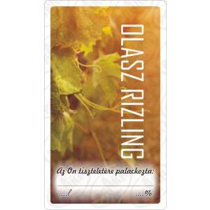 Etichetă de vin Olaszrizling - Vin & Brandy Brewing