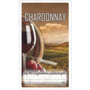 Autocolant chardonnay 50pcs / pachet 40159812 Etichete pentru băuturi