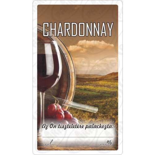 Autocolant chardonnay 50pcs / pachet