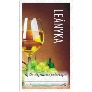 Етикет за вино Leányka, 50 етикета в опаковка - Пивоварна Wine & Brandy