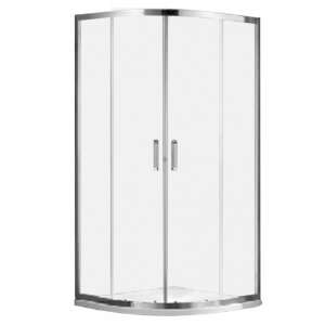 Wellis Caprera 2 tolóajtós íves zuhanykabin zuhanytálca nélkül Easy clean bevonattal 77494894 - Wellis