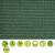 Totaltex green shade net, close-up of the material with product features