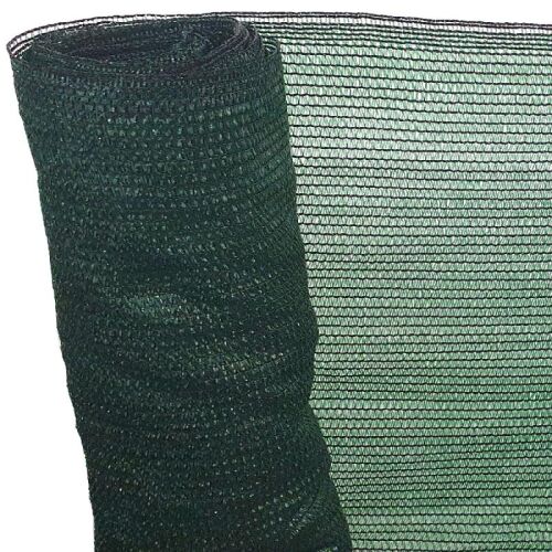 Rolled Lighttex green shade net, 2x50m, 80% shading