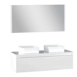 Wellis Elois White 120 1 fiókos komplett fürdőszobabútor 77495758 - Fürdőszoba bútor