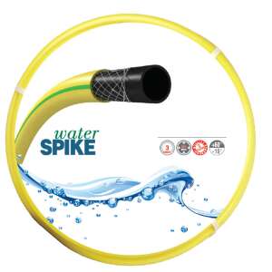 Vrtni crijevo Water Spike 50m s tkaninom za ojačanje, žuta i zelena, promjer 1/2 inča - Dom i vrt