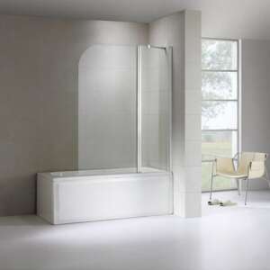 Parawan nawannowy Edge 120 ze stałym panelem szklanym z powłoką Easy Clean 77496600 - Meble