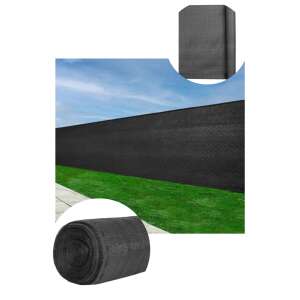 Extranet anthracite shade net 1.5x50m installed as privacy screen - Shade Net