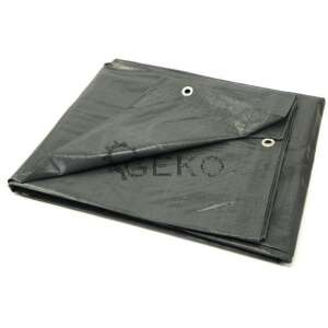 Gray 12x18m heavy duty tarp, 120g/m2 - Garden tarp