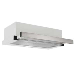 Focus Treviso 60 cm széles konyhai páraelszívó, rozsdamentes acél, fehér - Focus