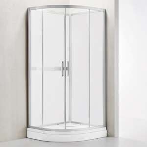 Wellis Vivara kabin fehér üveg hátfallal, zuhanytálcával Easy clean bevonattal 90x90x210 cm 77499283 - Wellis