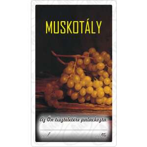 Етикет за вино Muskotály - Пивоварна Wine & Brandy