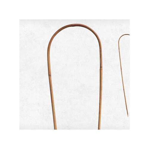 3 pack of 0.9 meter curved bamboo stakes for plant support