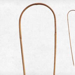 3er Pack gebogene Bambusstäbe 0,9 m für Pflanzenstützen - Gartenbau