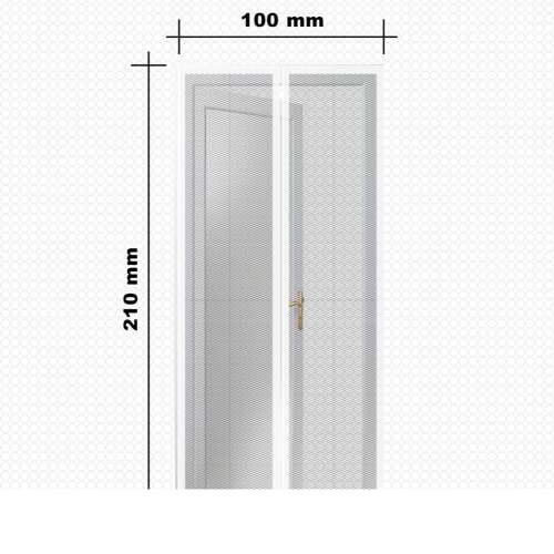 Szúnyogháló Függöny ajtóra 210x100cm #fehér