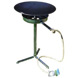 Gas griddle with stand, gas burner, and hose - Garden Grill & BBQ Tool