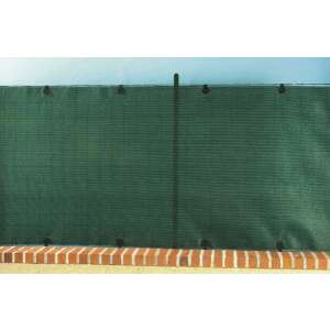 Totaltex 2x10m green shade net, 95% shade, installed on a fence - Shade Net