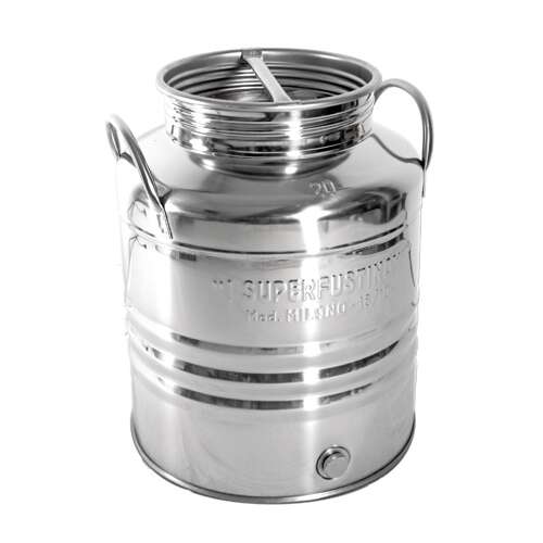 20 Liter Stainless Steel Jug with Tap, Superfustino brand