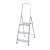 Aluminijska ljestve s 3 stepenice i rukohvatom, idealne za kućnu upotrebu
