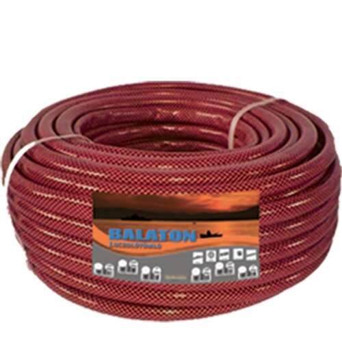 Balaton 1-inch reinforced garden hose, 25 meters long, for watering and irrigation