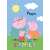 Peppa Pig Familien Fleece-Decke, 100x140cm