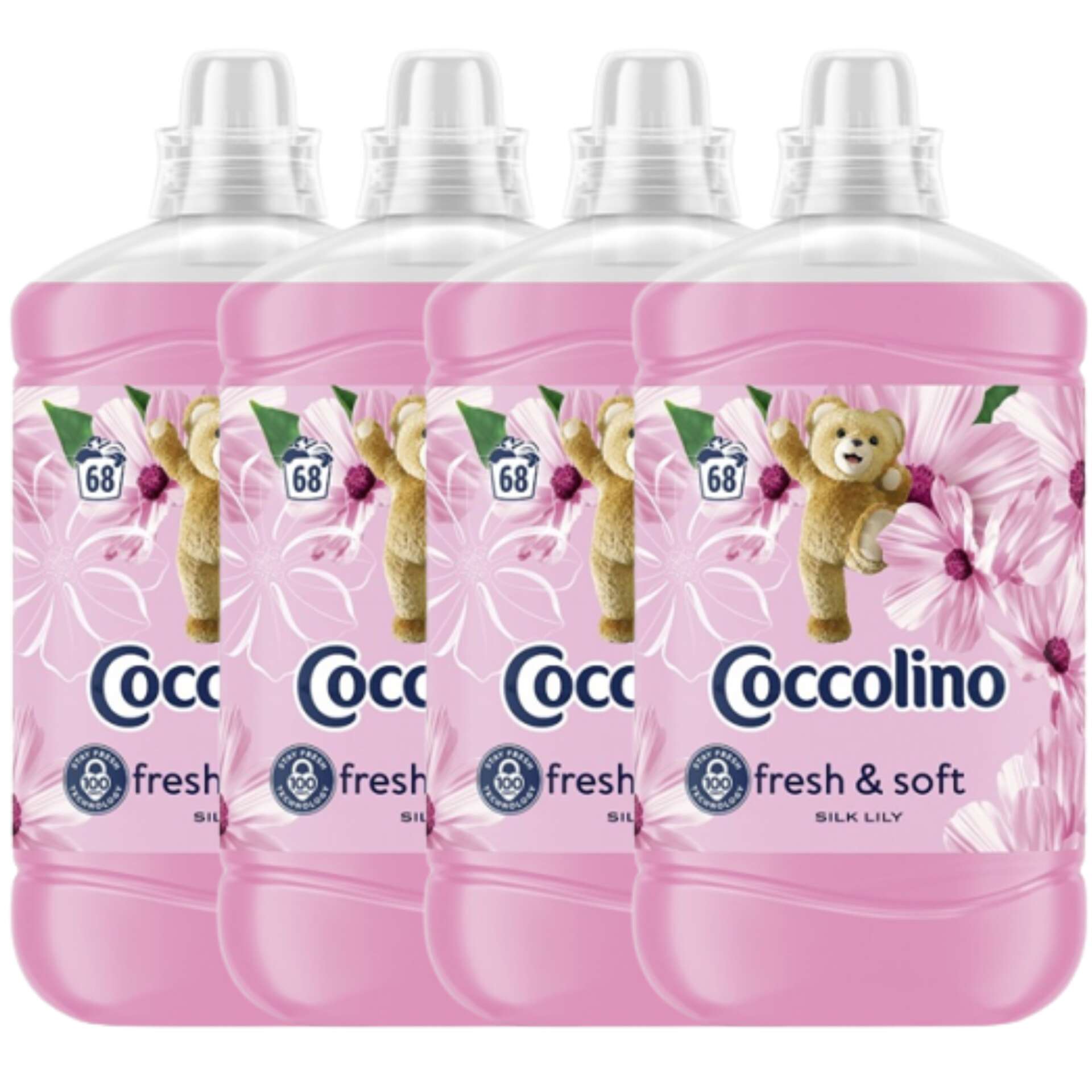 E-shop Coccolino Silk Lily Aviváž koncentrát 272 praní 4x1700ml