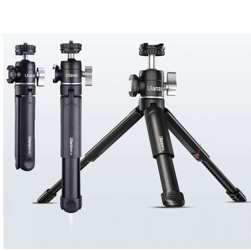Ulanzi U-vlog Lite Mini-Stativ mit ausziehbaren Beinen, Blitzschuh und 1/4-Zoll-Kugelkopf