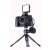 Ulanzi U-vlog Lite Mini-Stativ mit einer Canon-Kamera, einem externen Mikrofon und einem LED-Licht