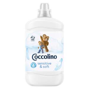 Coccolino Sensitive & Soft Balsam de rufe, 68 spălări, 1700ml - Gel de spălare, Clătiți și Capsulă de spălare