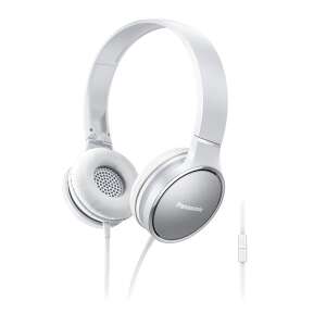 Panasonic RP-HF300ME-W white wired headphones with microphone - Panasonic