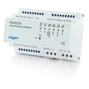Roger PR402DR Single Door Access Controller, electronic access control system for single door, security system, door access control, building security - Safety