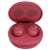 Draufsicht der JVC HA-A6TR Roten True Wireless Ohrhörer im Ladeetui