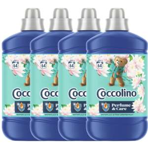 Coccolino Water Lily & Pink Grapefruit Weichspüler, 4er Pack, 1600 ml pro Flasche - Spülen