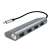 Logilink USB 3.2 Gen 1x1 USB-C hub z 4 portami, obudowa aluminiowa, szary