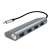 Logilink USB 3.2 Gen 1x1 USB-C hub z 4 portami, obudowa aluminiowa, szary