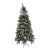 Flippy, Mesterséges díszített fenyőfa, falra/sarokra állítható zöld, alsó átmérője 106cm  mérete 210cm 77670699