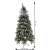 Flippy, Mesterséges díszített fenyőfa, falra/sarokra állítható zöld, alsó átmérője 106cm  mérete 210cm 77670699