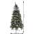 Flippy, Mesterséges díszített fenyőfa, falra/sarokra állítható zöld, alsó átmérője 106cm  mérete 210cm 77670699